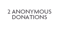 2 anonymous donations